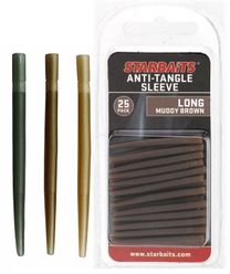 Starbaits Anti Tangle Sleeve Long Hnedá 4cm (prevleky) 25ks