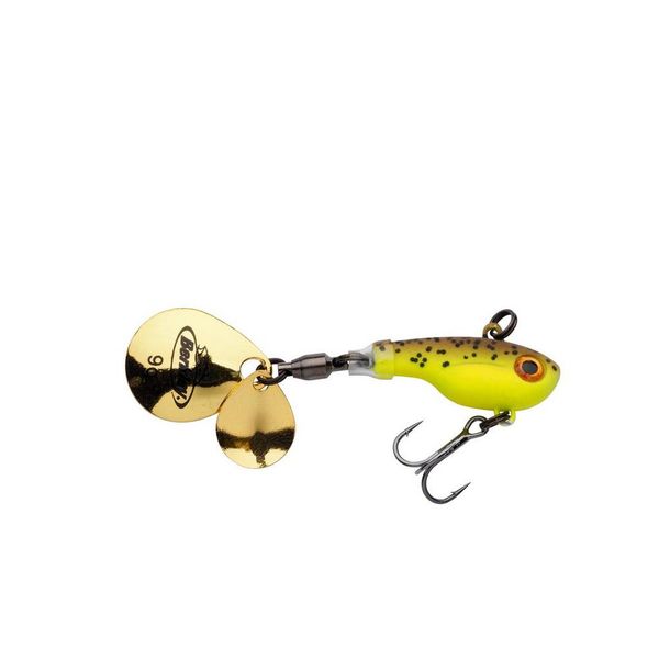 Berkley Pulse Spintail 2,5cm 9g Brown Chartreuse