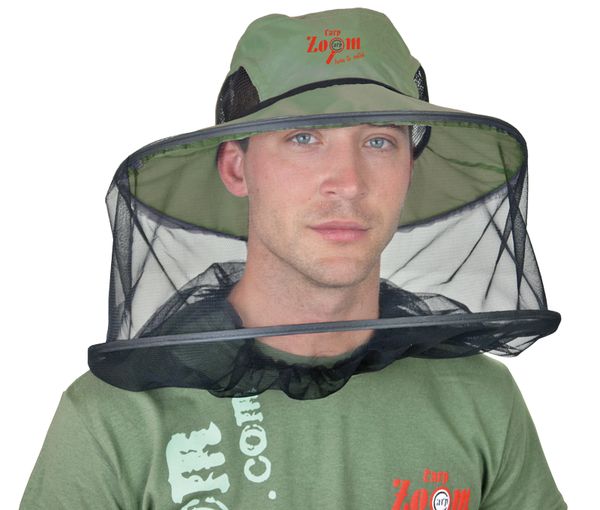 Carp Zoom Klobúk S Ochrannou Sieťkou Proti Komárom