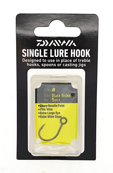 Daiwa Single Lure Hook 5ks