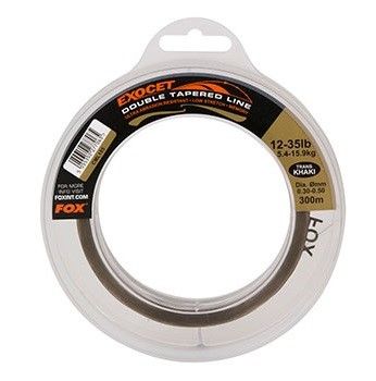 Fox Exocet Double Tapered Line Trans Khaki 300m 0,33 - 0,50 mm