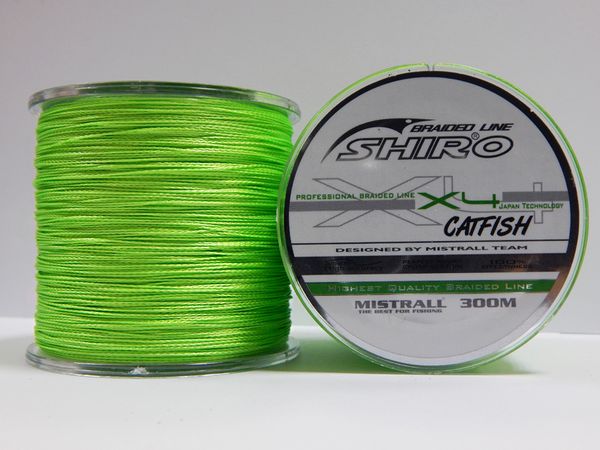 Mistrall Shiro Catfish 300m Fluo Zelená