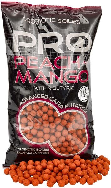 Starbaits Boilies Probiotic Peach & Mango 800g