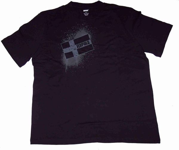 Rapala Tričko T-Shirt Classic FIN Black L