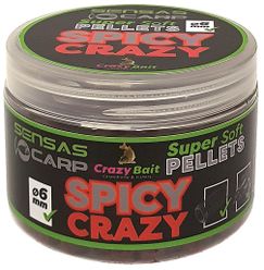 Sensas Pelety Super Soft Spicy Crazy 6mm (korenie) 60g