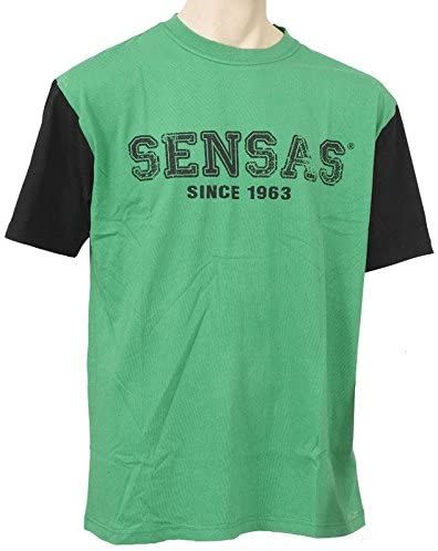 Sensas Tričko T-Shirt Mode Green & Black L