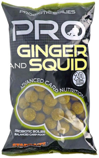 Starbaits Boilies Probiotic Ginger Squid 1kg