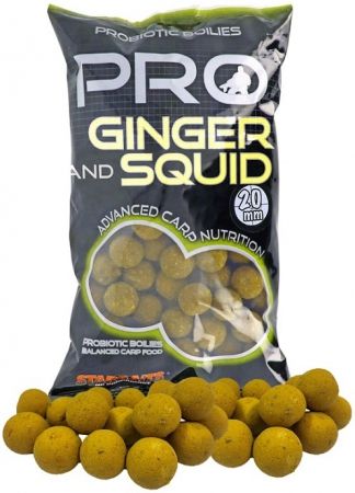 Starbaits Boilies Probiotic Ginger Squid 800g