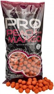 Starbaits Boilies Probiotic Peach & Mango 2kg