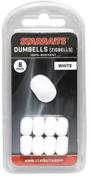 Starbaits Dumbells Biela 14mm (plávajúca nástraha) 8ks