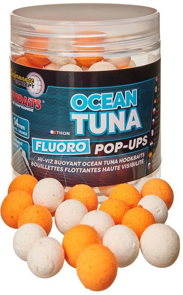 Starbaits Fluo Pop Up Boilies Ocean Tuna 80g