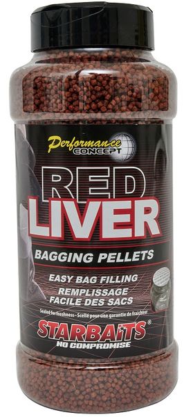 Starbaits Red Liver Pelety Bagging 700g
