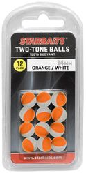Starbaits Two Tones Balls 10mm Oranžová/Biela 12ks