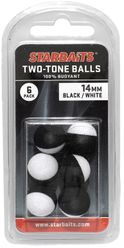 Starbaits Two Tones Balls 14mm Čierno/Biela (plávajúca kulička) 6ks